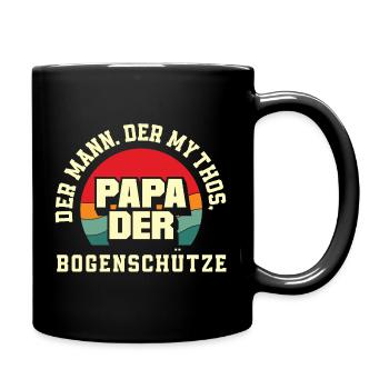 I go archery - Full Colour Mug - black - Right