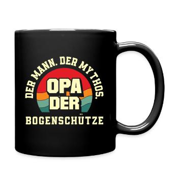 I go archery - Full Colour Mug - black - Right