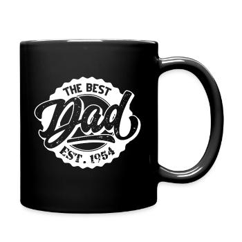 The Best Dad EST 1954 - Full Colour Mug - black - Right