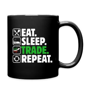 Trading Boursier Crypto Trader Boursier - Mug uni - noir - Droite