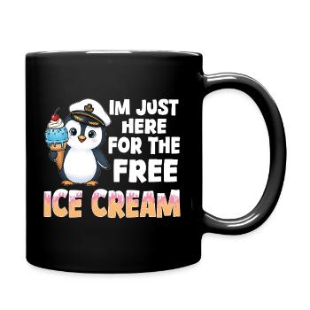 Capitaine Pingouin Tee - Mug uni - noir - Droite