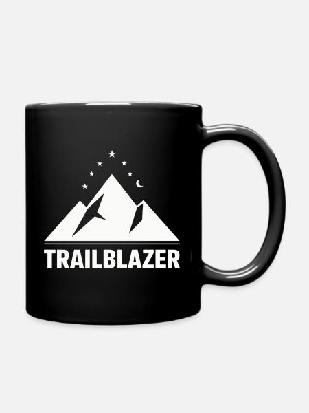 Randonnée de camping nocturne Trailblazer Mountain - Mug uni - noir