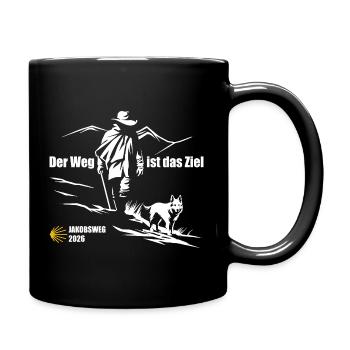 Buen Camino 2026 | Le Camino de Santiago Le voyage est le but - Mug uni - noir - Droite