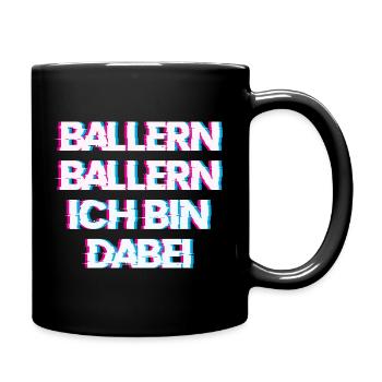 Hardtekk Tekk - Tasse einfarbig - Schwarz - Rechts