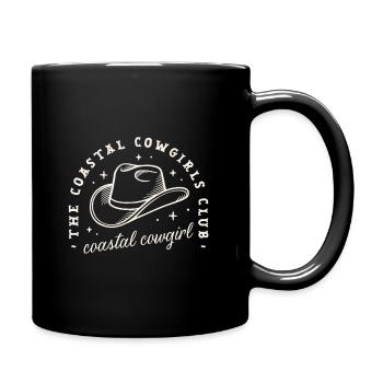 Fête de club de cowgirls côtières, esthétique western sombre - Mug uni - noir - Droite