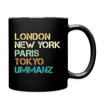 Vacances en mer Baltique LONDRES NEW YORK PARIS TOKYO Drôle - Mug uni - noir - Droite