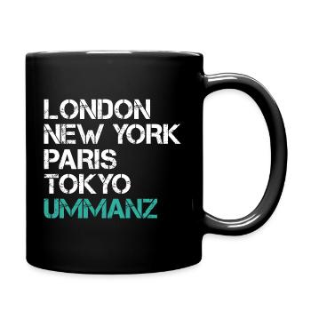 Vacances en mer Baltique LONDRES NEW YORK PARIS TOKYO Drôle - Mug uni - noir - Droite