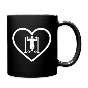 Heart Street Workout - Full Colour Mug - black - Right