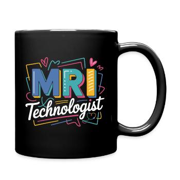 MRI Technologist Color Explosion - Full Colour Mug - black - Right