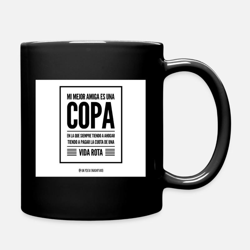 Ma Coupe : Vie brisée et amitié - Mug uni - noir