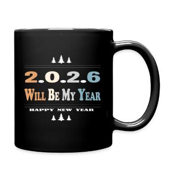 2026 sera mon année - Mug uni - noir - Droite