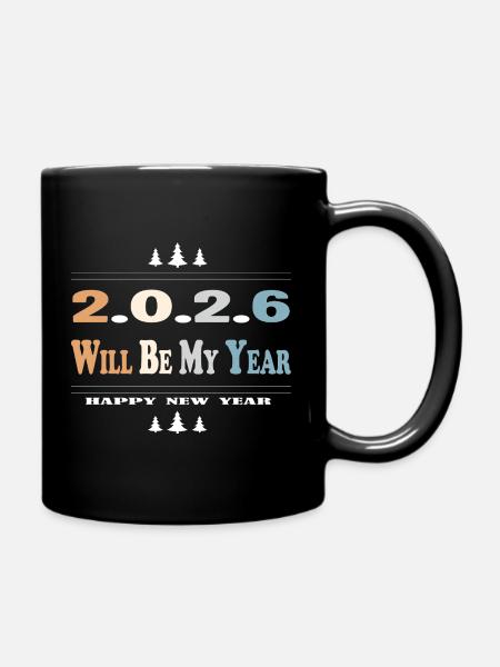 2026 sera mon année - Mug uni - noir