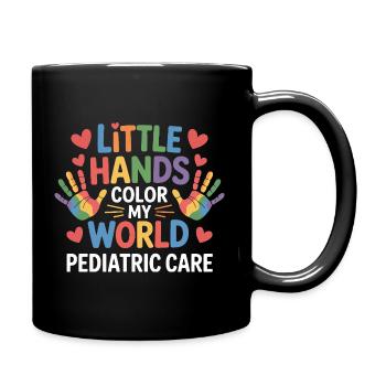 Little Hands Color My World - Tasse einfarbig - Schwarz - Rechts