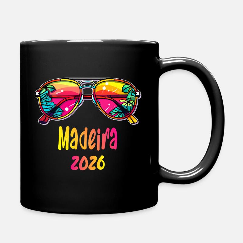 Lunettes de soleil de plage Madeira 2026 - Mug uni - noir