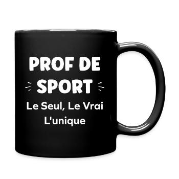 Sports teacher: the unique and the real - Full Colour Mug - black - Right