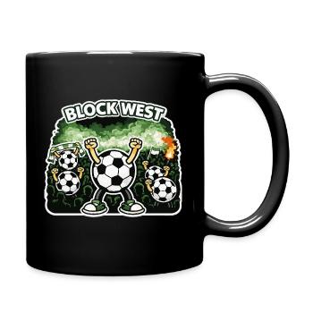 Bloc Ouest | Maillot de supporter de football – Curve & Stade - Mug uni - noir - Droite