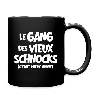 Senior, Retired, Retired - Full Colour Mug - black - Right