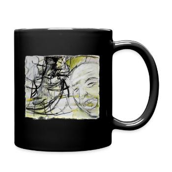 An old man remembers - Full Colour Mug - black - Right