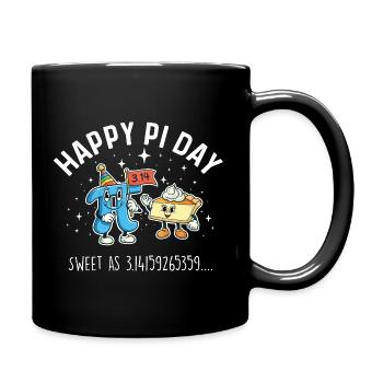 Happy Pi Day Sweet As 3.14 Mathematik-Meme - Tasse einfarbig - Schwarz - Rechts