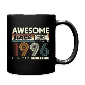 Cadeau rétro pour le 30e anniversaire 1996 - Mug uni - noir - Droite
