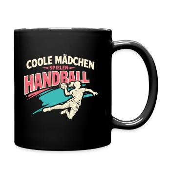 Cute Handball Player Gift Girl - Full Colour Mug - black - Right