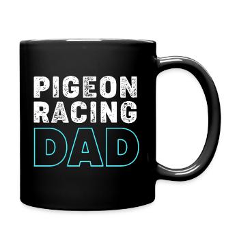 Pigeon Race Pigeon Pigeons - Full Colour Mug - black - Right