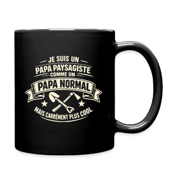 Dad Landscaper Best Gardener Gift - Full Colour Mug - black - Right