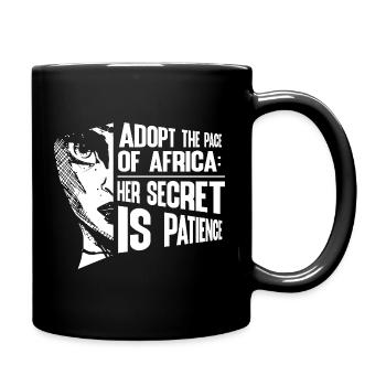 Safari Afrique : Savane faunique du Serengeti - Mug uni - noir - Droite