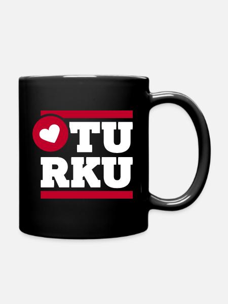 I Love Turku City Pride - Full Colour Mug - black