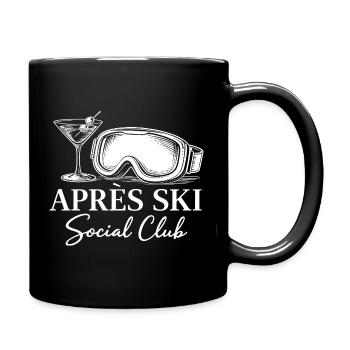 Après Ski Club Ski Goggles Cocktail - Full Colour Mug - black - Right