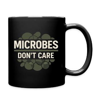 Mikrobiologie - Tasse einfarbig - Schwarz - Rechts