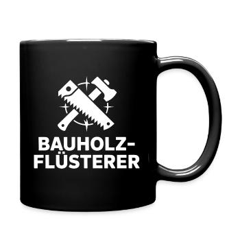 Zimmermann Zimmerer - Tasse einfarbig - Schwarz - Rechts
