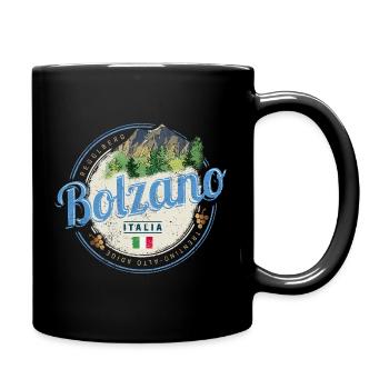 Bozen Trentino Südtirol Italien Vintage Souvenir - Tasse einfarbig - Schwarz - Rechts