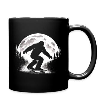 Bigfoot Skateboard - Mug uni - noir - Droite
