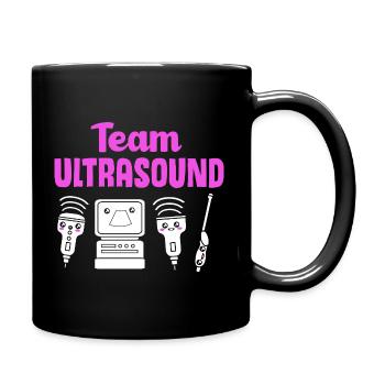 Technicien ultrasonique Technicien ultrasonore - Mug uni - noir - Droite