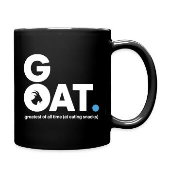 GOAT Snack Saying - Full Colour Mug - black - Right