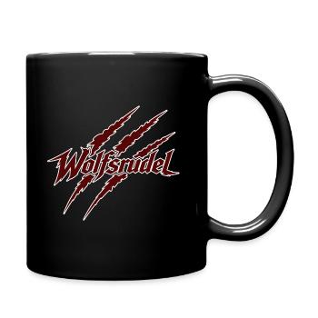 Wolfsnadel Krallenlogo  - Tasse einfarbig - Schwarz - Rechts