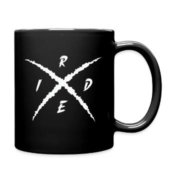 Chevaucher - Mug uni - noir - Droite