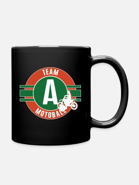 I Love Motoball Motoballer Team A Motoballer - Full Colour Mug - black