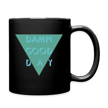 Damn Good Day - Full Colour Mug - black - Right