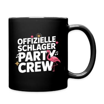 Schlager Party Crew Mallorca Flamingo JGA Malle - Tasse einfarbig - Schwarz - Rechts