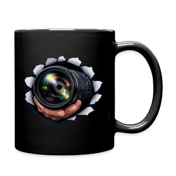 Lens von Ripped T-Shirt - Tasse einfarbig - Schwarz - Rechts