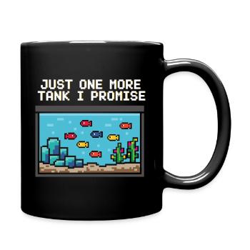 Aquarium Gamer Saying - Full Colour Mug - black - Right