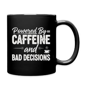 Alimentation par la caféine, maman, maman - Mug uni - noir - Droite