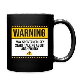 archaeology - Full Colour Mug - black - Right
