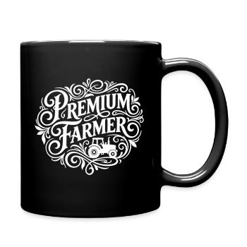 Premium Farmer Saying Farmer - Full Colour Mug - black - Right