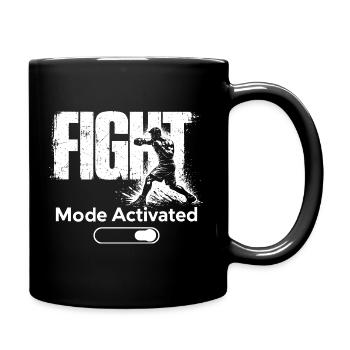 Mode combat Chemise activée Boxe de gym Fighter - Mug uni - noir - Droite
