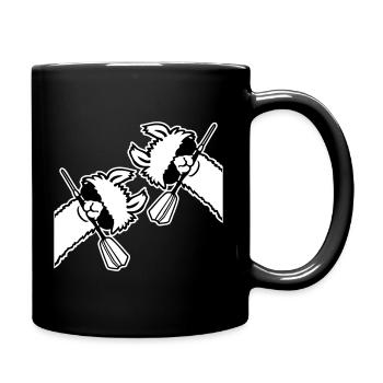 Équipe de lunettes de soleil Two Llamas Cool Dart Maul - Mug uni - noir - Droite