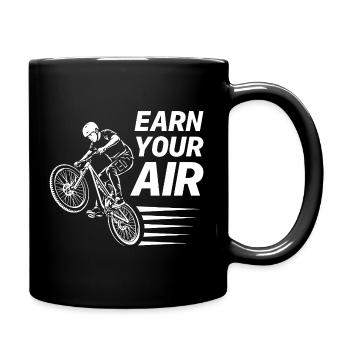 BMX Dirt Jump Gagne ton saut Air Bike - Mug uni - noir - Droite