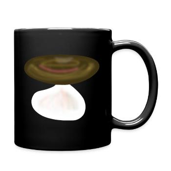 Mushroom Mushrooms Nature - Full Colour Mug - black - Right